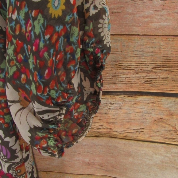 MAXRAVE Floral V-Neck Boho Dress M - Picture 12 of 16